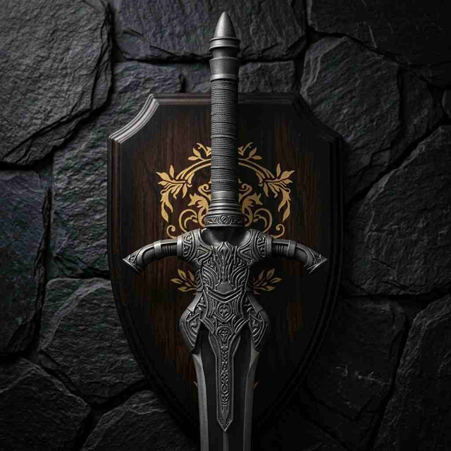 Premium Ornate Dark Fantasy Greatsword of Artorias