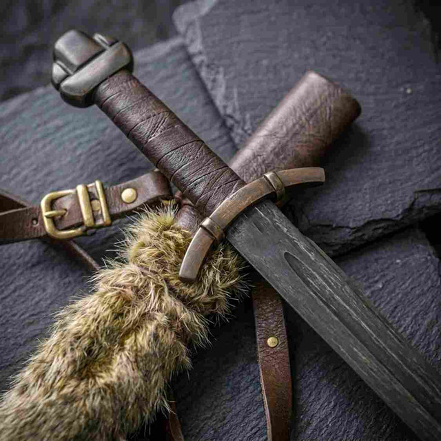 Nordic Viking  Sword Handmade Movie Cosplay Replica
