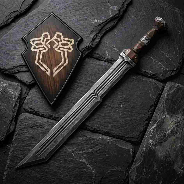 Thorin Oakenshield Dwarven Sword Lord of the Rings Replica