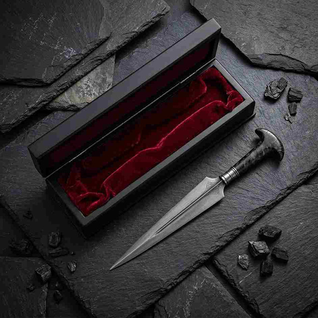 Death Eater Skull Dagger Harry Potter Dark Fantasy Replica