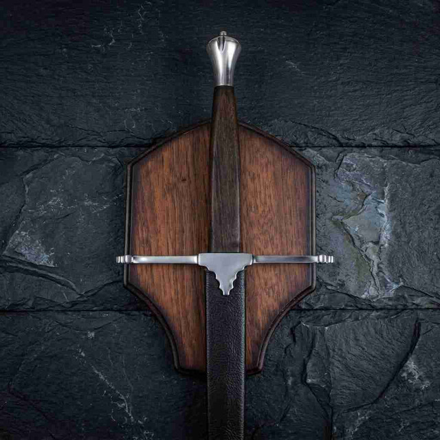 William Wallace Scottish Sword - Braveheart Movie Replica with Scabbard & Plaque