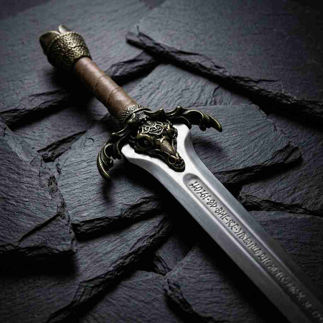 Custom Hand-Forged Conan The Barbarian Father Atlantean Sword