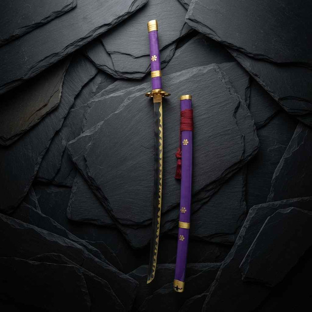 Enma Katana Sword Replica Purple Anime Prop