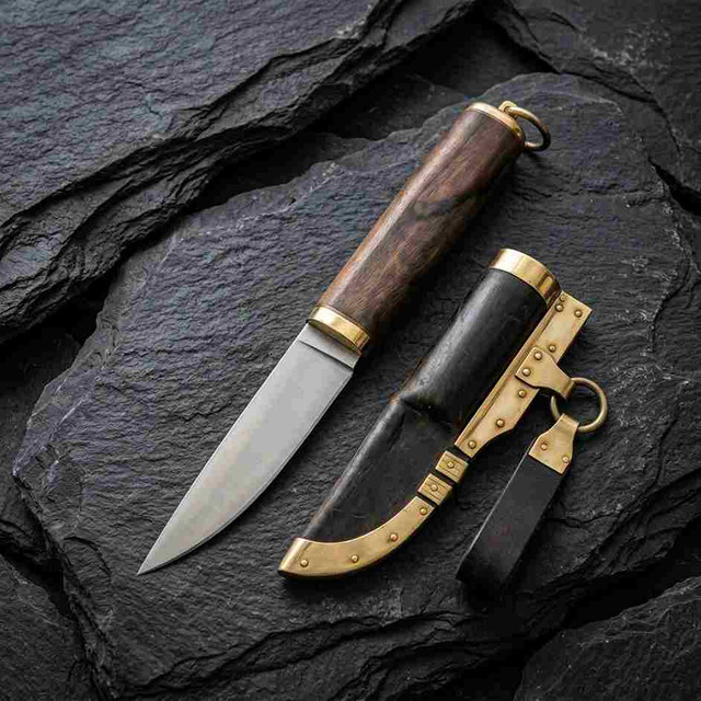 Custom Hand-Forged High-Carbon Steel Bushcraft