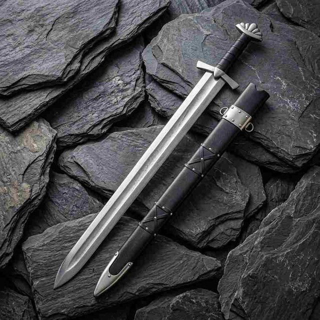 Five-Lobed Pommel Viking Sword