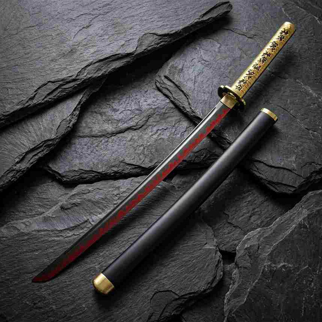 Demon Slayer Yoriichi Tsugikuni's Sun Breathing Nichirin Katana