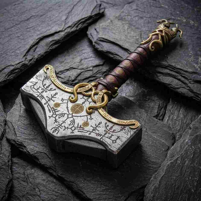 Mjolnir Thor's Hammer Replica (God of War)