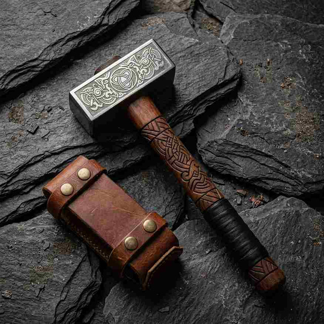 Hand-Forged Viking/Thor Mjolnir Hammer