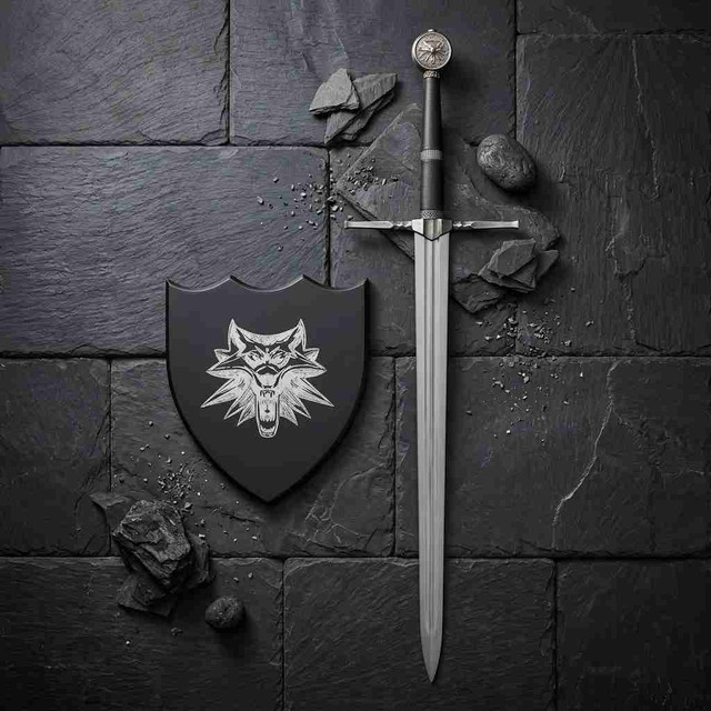 Geralt of Rivia's Wolven Steel Sword Replica