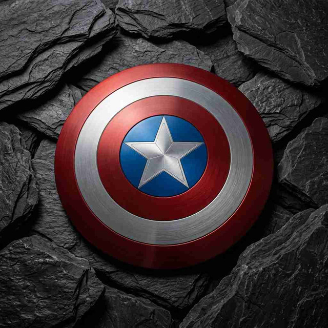 Captain America's iconic circular shield