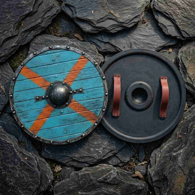 Authentic Rollo Battleworn Viking Shield