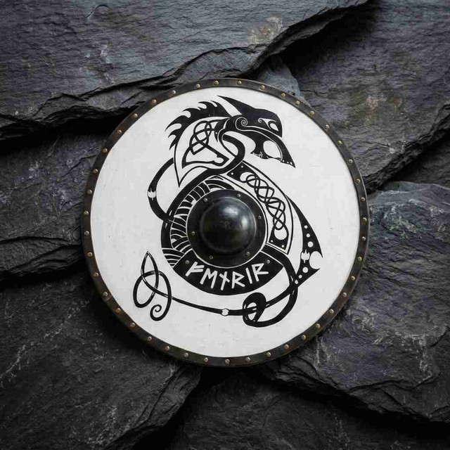 Fenrir Wolf Viking Shield
