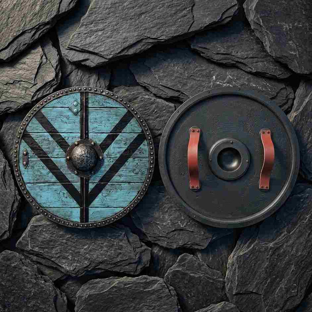 Lagertha Blue Viking Shield