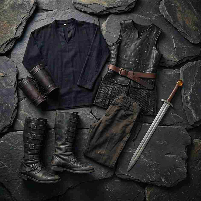 Uhtred Serpent-Breath Sword & Costume Set