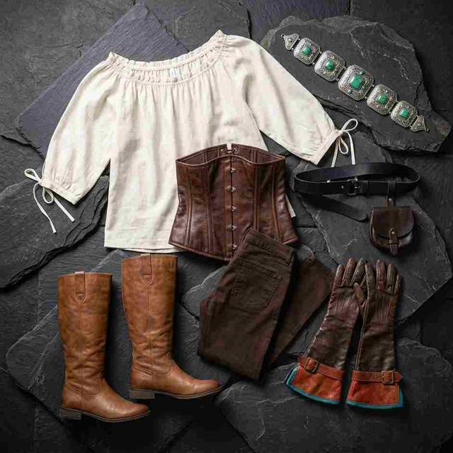 The Witcher 3 Ciri Cosplay Costume & Zireael Set