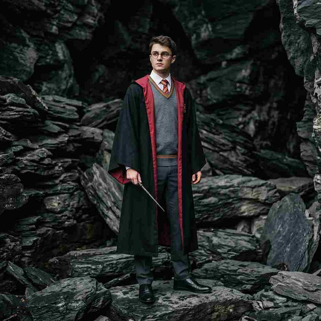 Deluxe Gryffindor Uniform & Prop Kit