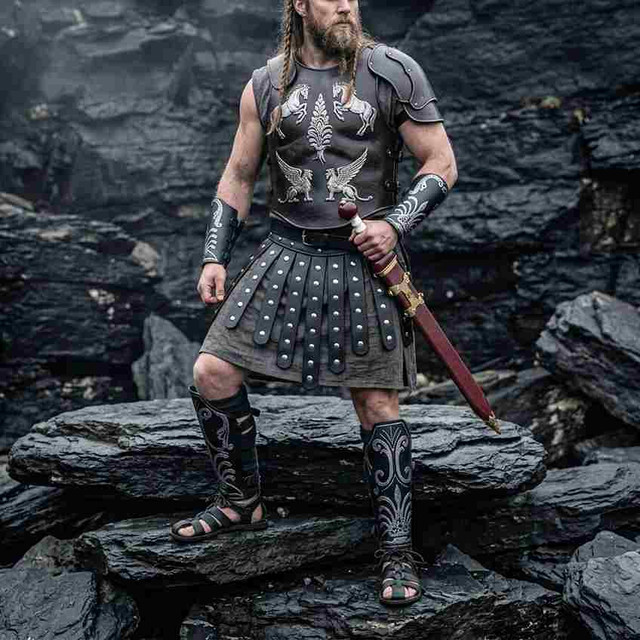 Asbjorn Custom Norse Fantasy Leather Armor Set