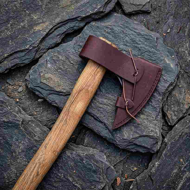 Hand-Forged Viking Bearded Axe