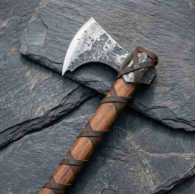 Hand-Forged Viking Engraved Dane Axe