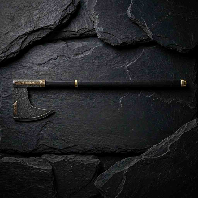 Hand-Forged Viking Tactical Long Axe