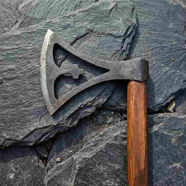 Hand-Forged Viking Bearded Axe