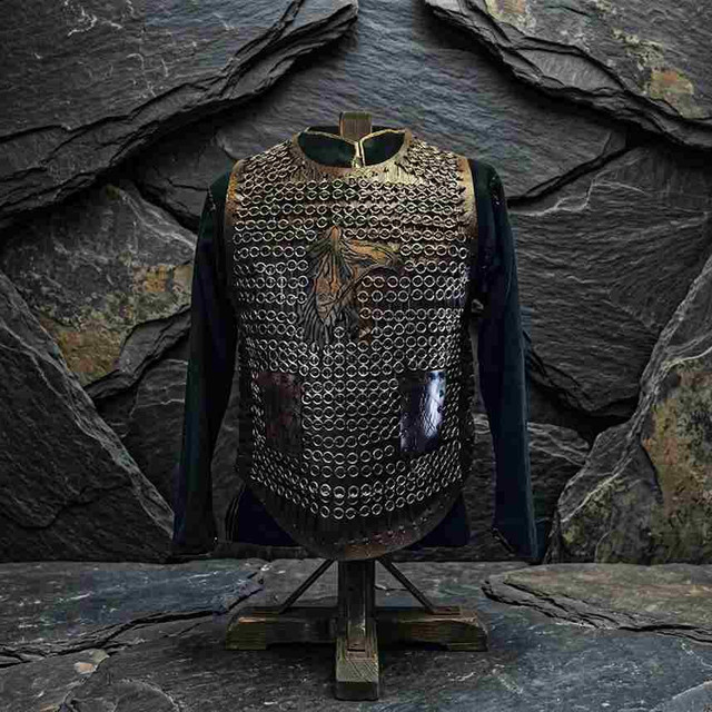 Viking Medieval Leather Armor Costume Set