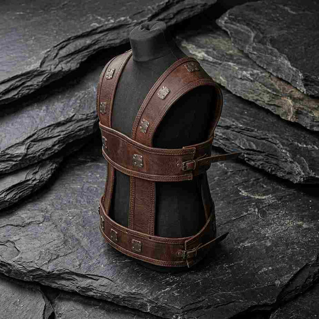 Medieval Viking Leather Body Harness