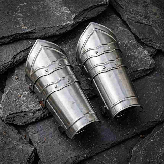 Medieval Gothic Steel Vambraces
