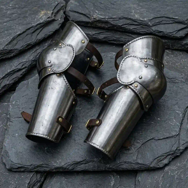 Medieval Knight Steel Full Arm Armor