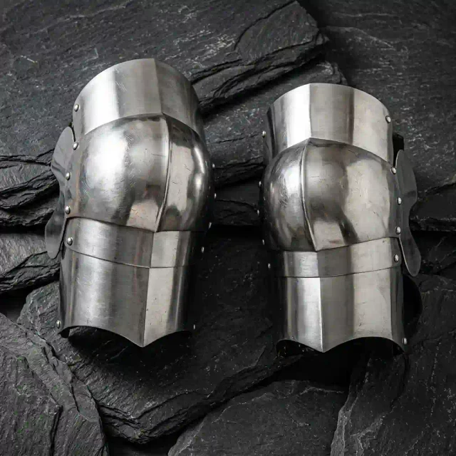 Medieval Knight Steel Knee Cops