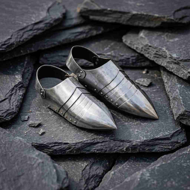 Medieval Knight Steel Sabatons