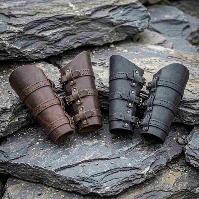 Simon Leather Bracers