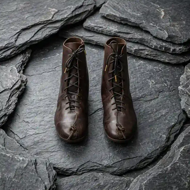 Medieval High Lacing Boots