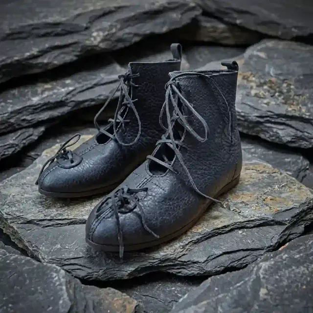 Medieval Leather Buhurt Boots