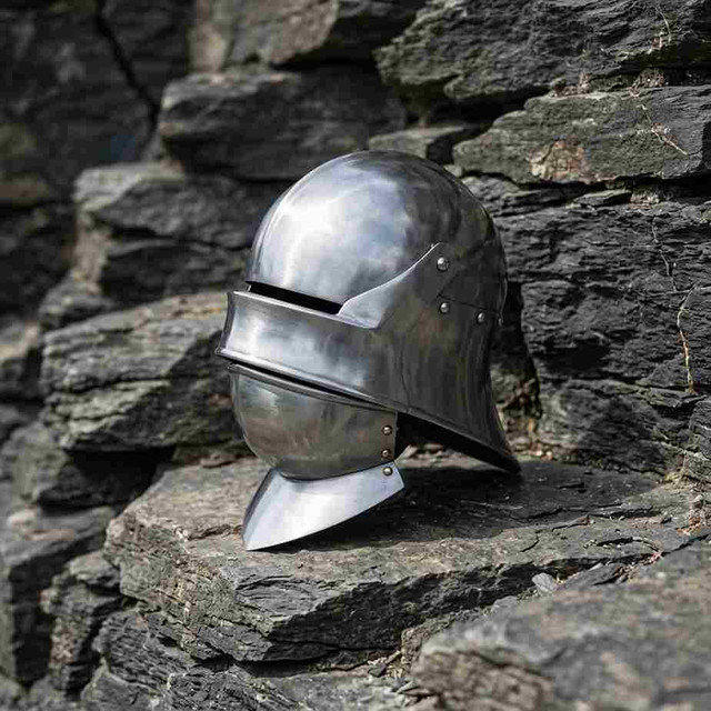 15th-Century German Sallet Helmet
