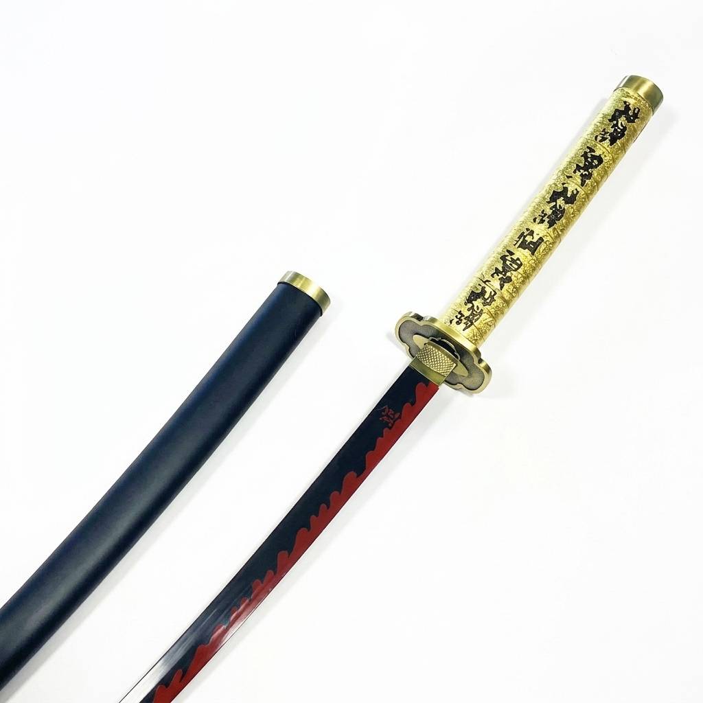Demon Slayer Yoriichi Tsugikuni's Sun Breathing Nichirin Katana