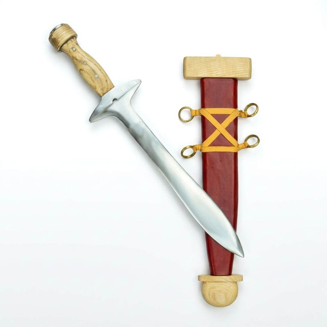 Hand-Forged Xiphos Dagger, Battle-Ready Ancient Greek Dagger