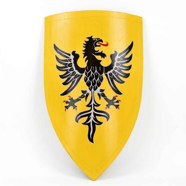 Medieval Heater Shield, Frederick I Barbarossa and Frederick II Field