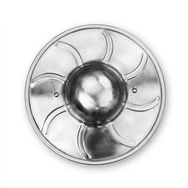Spiral Fluted Buckler, 14 Gauge Steel